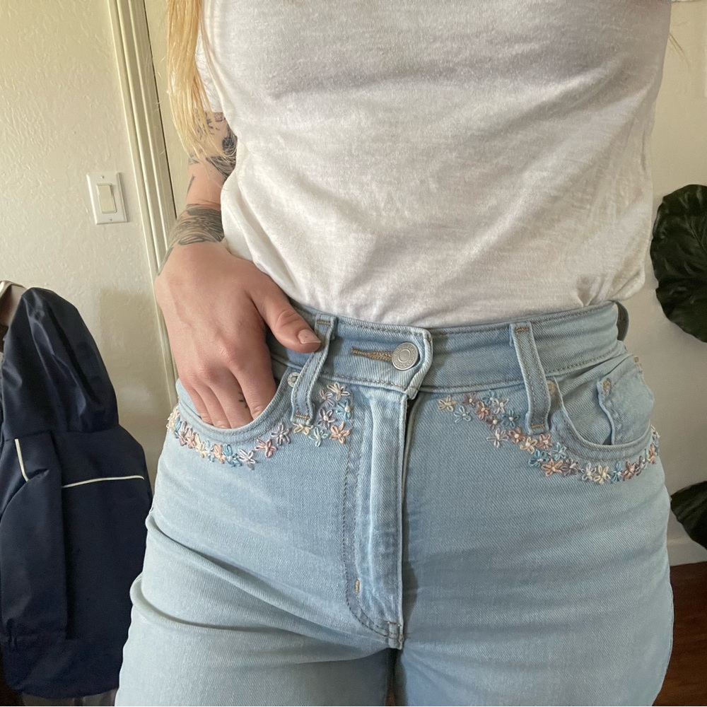 Hand embroidered Levi’s